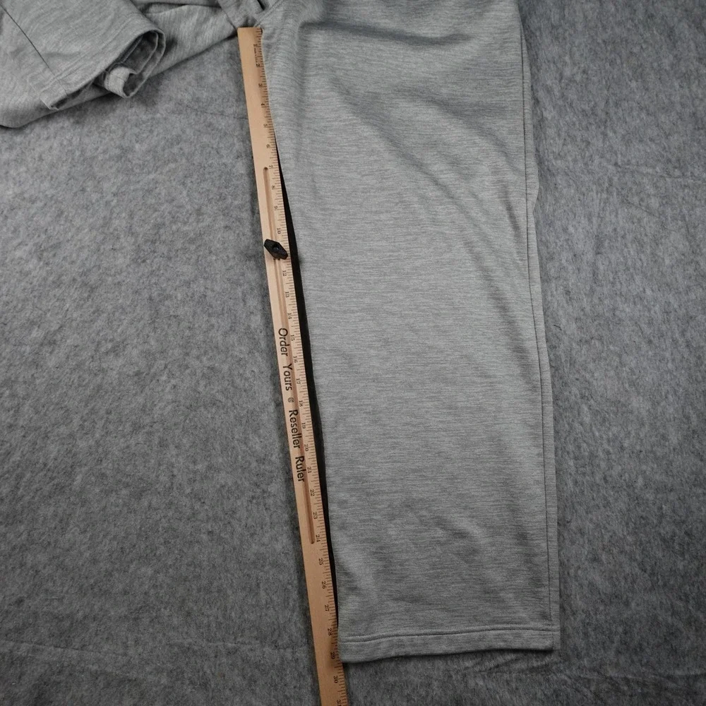 Adidas Pants Mens Large Gray Climawarm Fleece AA9580 Straight Leg Sweatpants